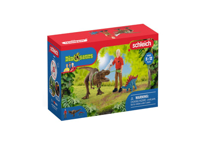 Schleich Dinosaurs: T-Rex Attack 5pc Dino Figurine Playset