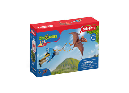 Schleich Dinosaurs Jetpack Chase - Dino Figurine Playset