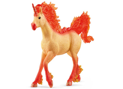 Schleich Bayala Elementa Fire Unicorn Stallion 5.7 inch Magical Figurine