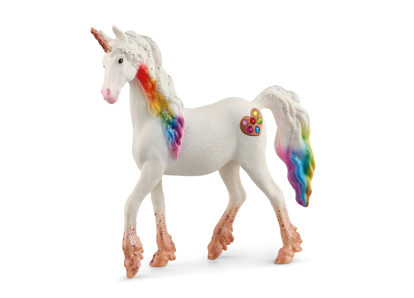 Schleich Bayala 7 inch Rainbow Love Unicorn Mare - Magical Figurine