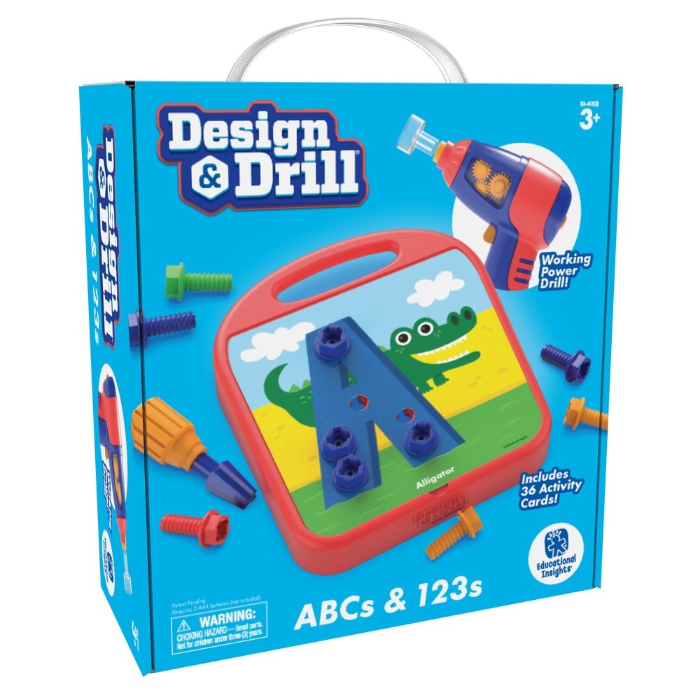 Educational Insights Design & Drill ABCs & 123s - Interactive Learning Toy