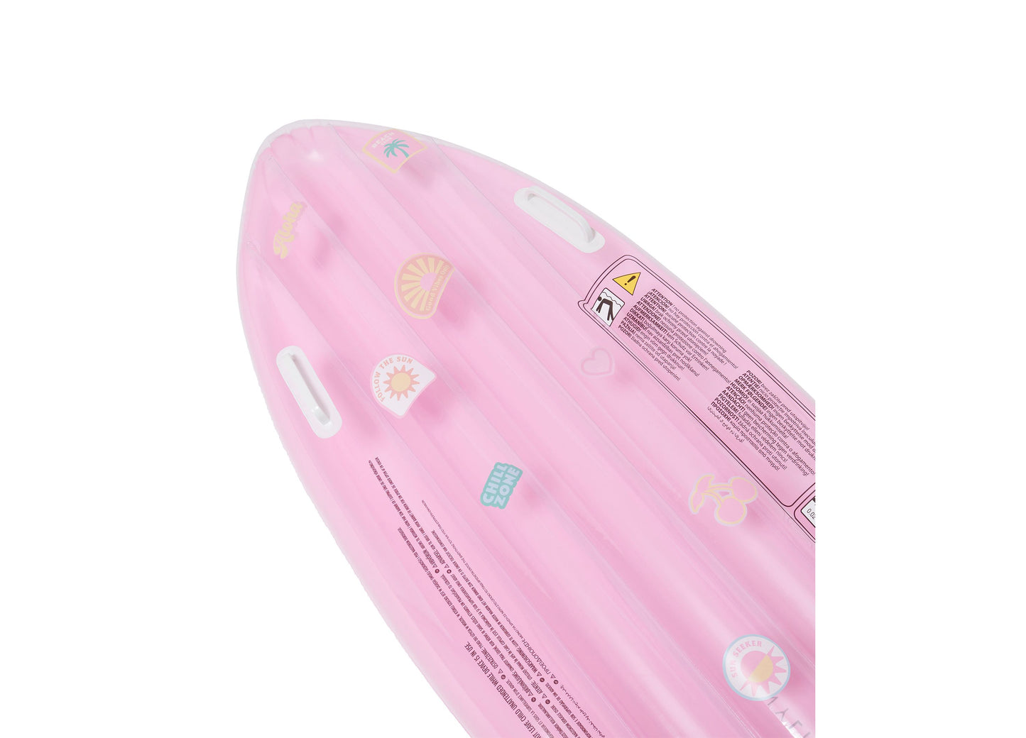 Sunnylife Kids Inflatable Surfboard Float with Customizable Stickers