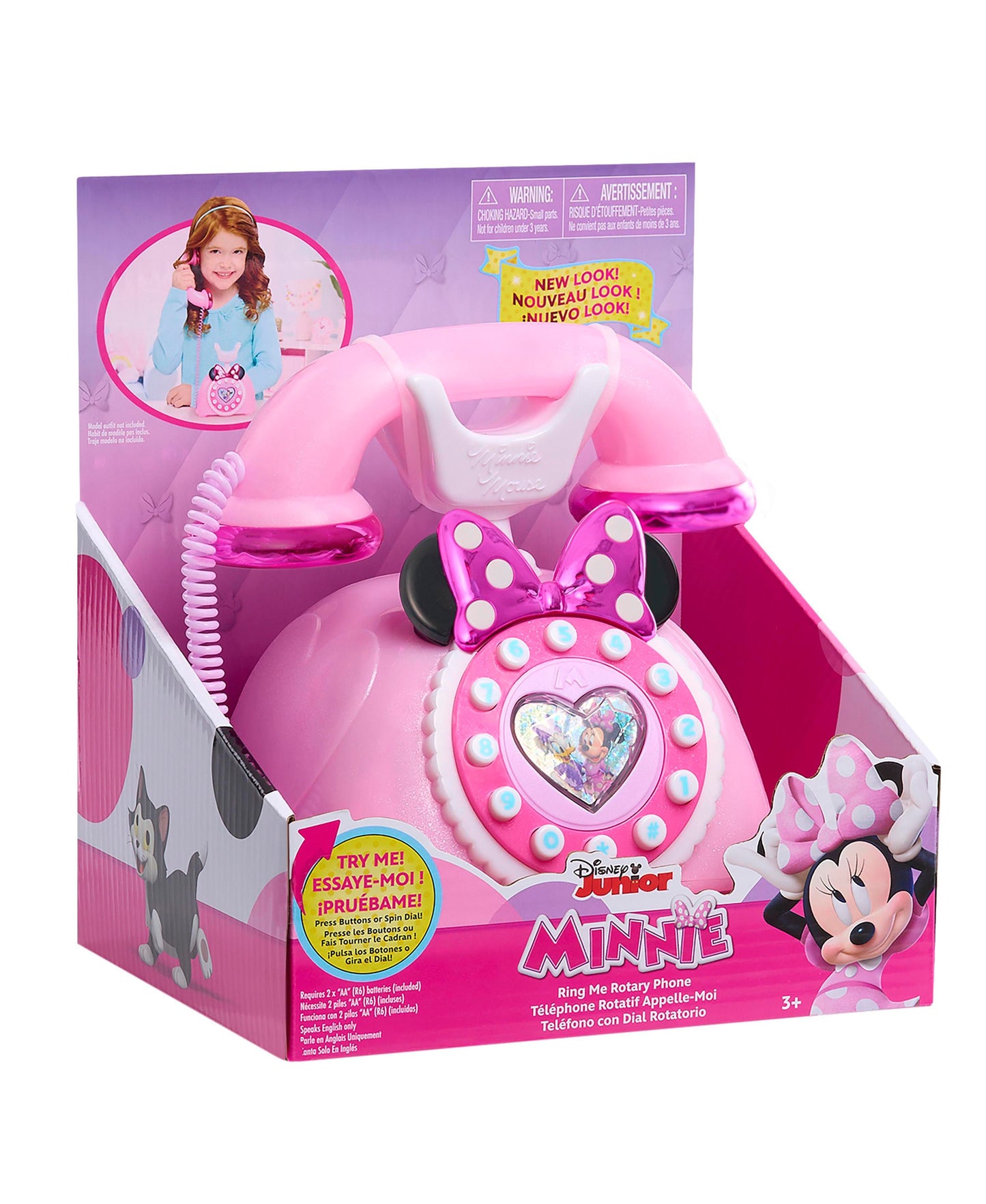 Inside Out 2 Disney Junior Minnie Mouse  Ring Me Rotary Phone