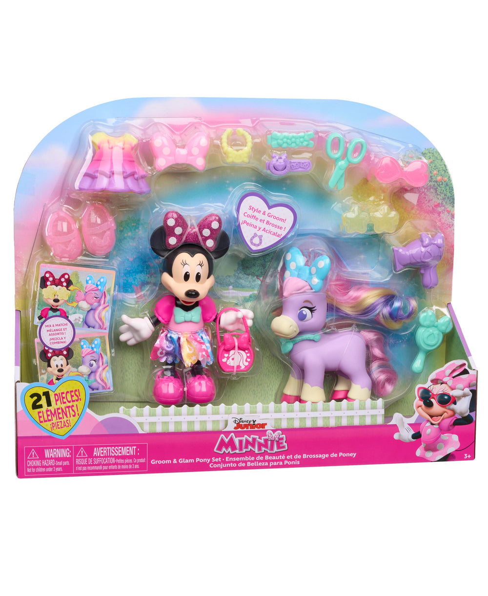 Inside Out 2 Disney Junior Minnie Mouse Groom Glam Pony Set