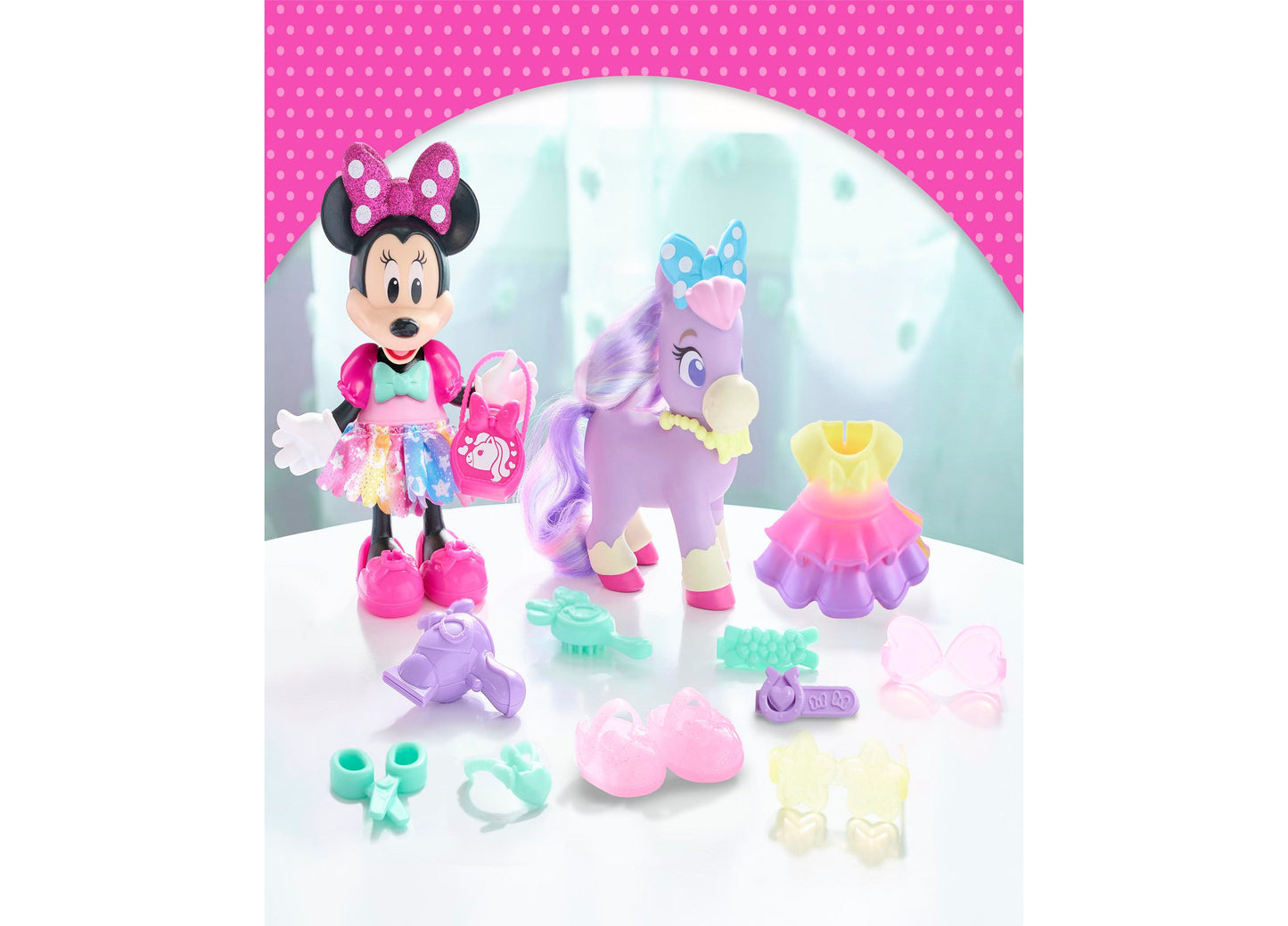 Inside Out 2 Disney Junior Minnie Mouse Groom Glam Pony Set