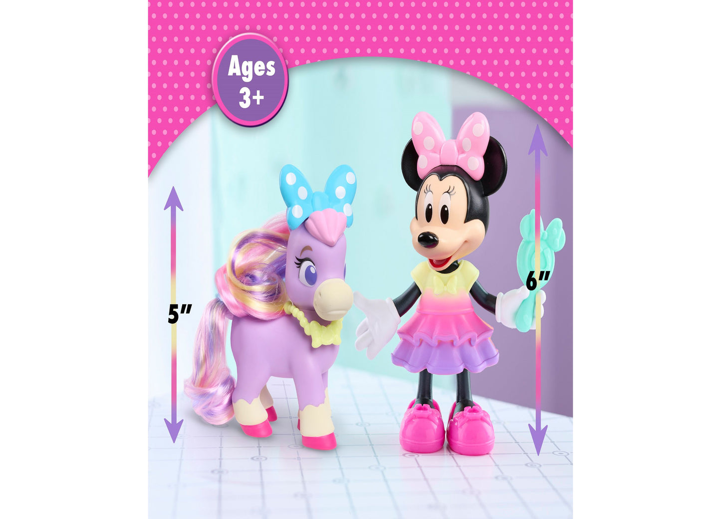 Inside Out 2 Disney Junior Minnie Mouse Groom Glam Pony Set