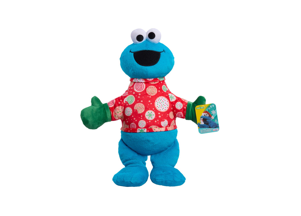 Sesame Street Cookie Monster Holiday Plush Toy