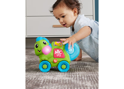 Fisher-Price Link Squad Crawl ‘n Colors Chameleon Baby Learning Toy with Music Lights