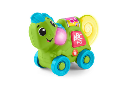 Fisher-Price Link Squad Crawl ‘n Colors Chameleon Baby Learning Toy with Music Lights