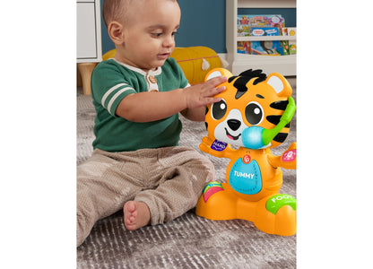 Fisher-Price Link Squad Bop Groove Tiger Baby Learning Toy with Music Lights