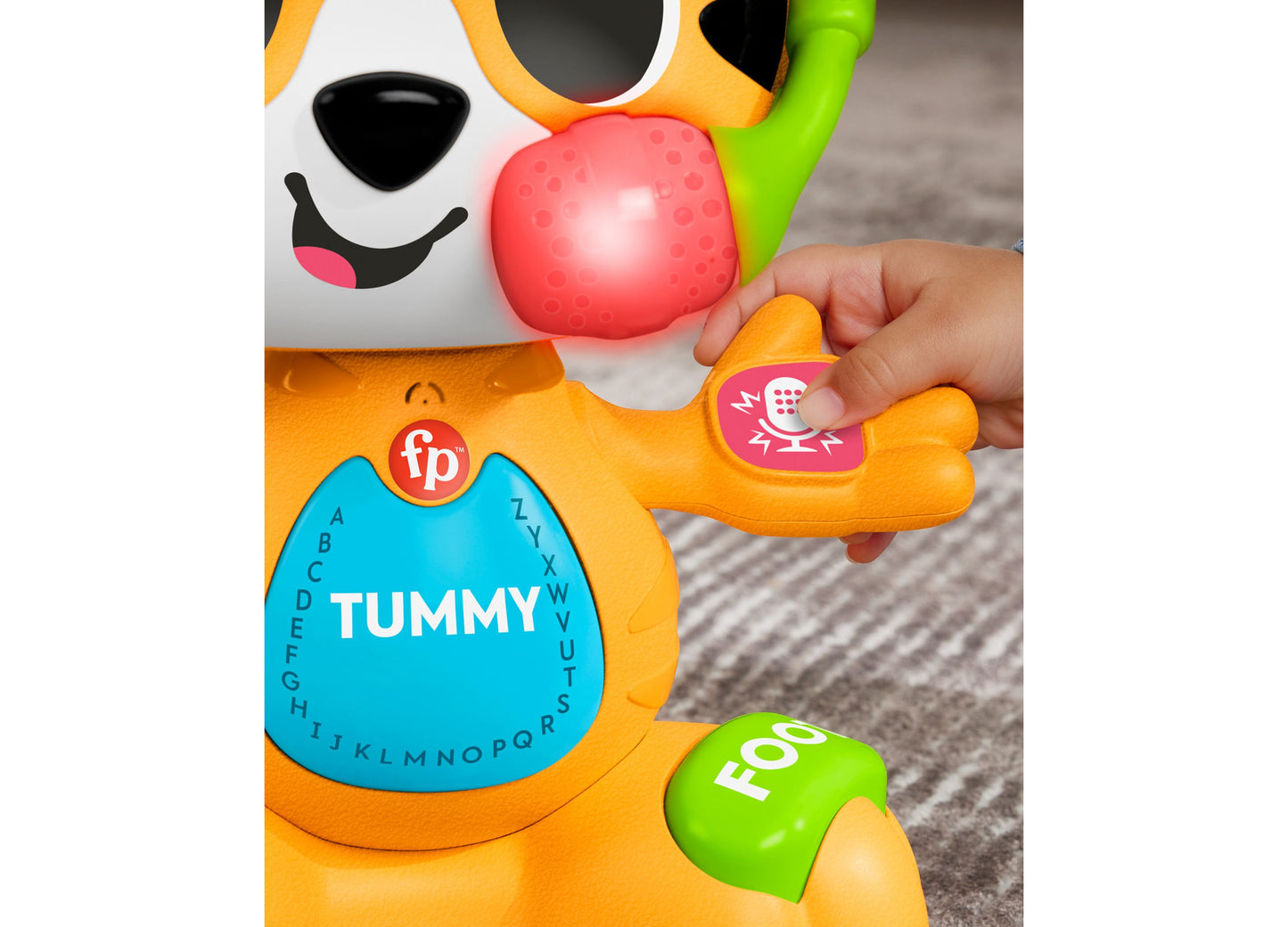 Fisher-Price Link Squad Bop Groove Tiger Baby Learning Toy with Music Lights