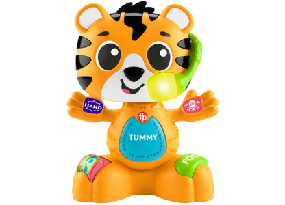 Fisher-Price Link Squad Bop Groove Tiger Baby Learning Toy with Music Lights