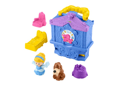 Disney Princess Cinderella On-the-Go Playset for Toddler Pretend Play, 2 Figures