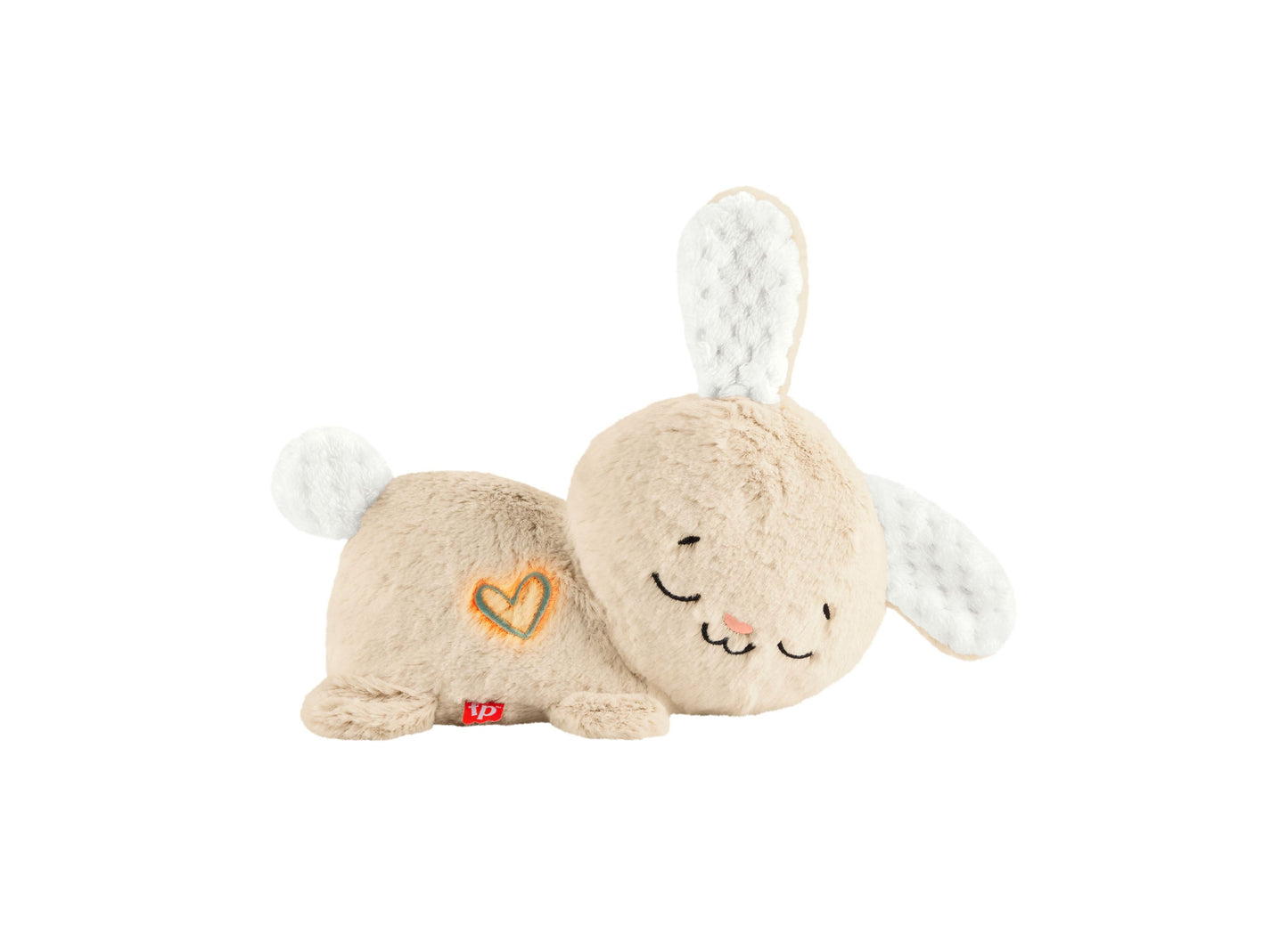 Fisher-Price Soothe Settle Bunny Plush Baby Toy Customizable Sound Machine with Motion