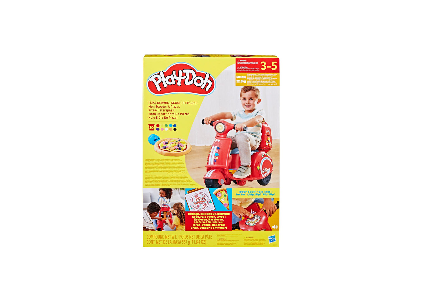 Play-Doh Pizza Delivery Scooter Playset