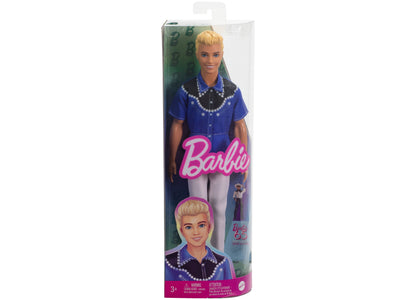 Barbie Fashionistas 65th Anniversary Ken Doll 226, Blonde Fashion Doll with Western Look