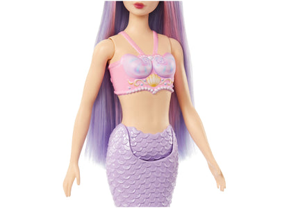 Barbie Mermaid Dolls with Colorful Hair, Tails and Headband Accessories