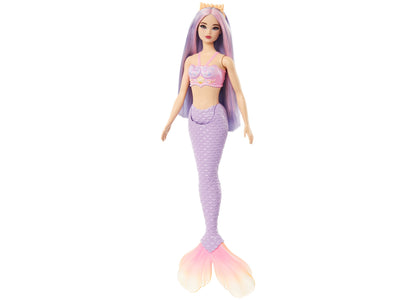 Barbie Mermaid Dolls with Colorful Hair, Tails and Headband Accessories