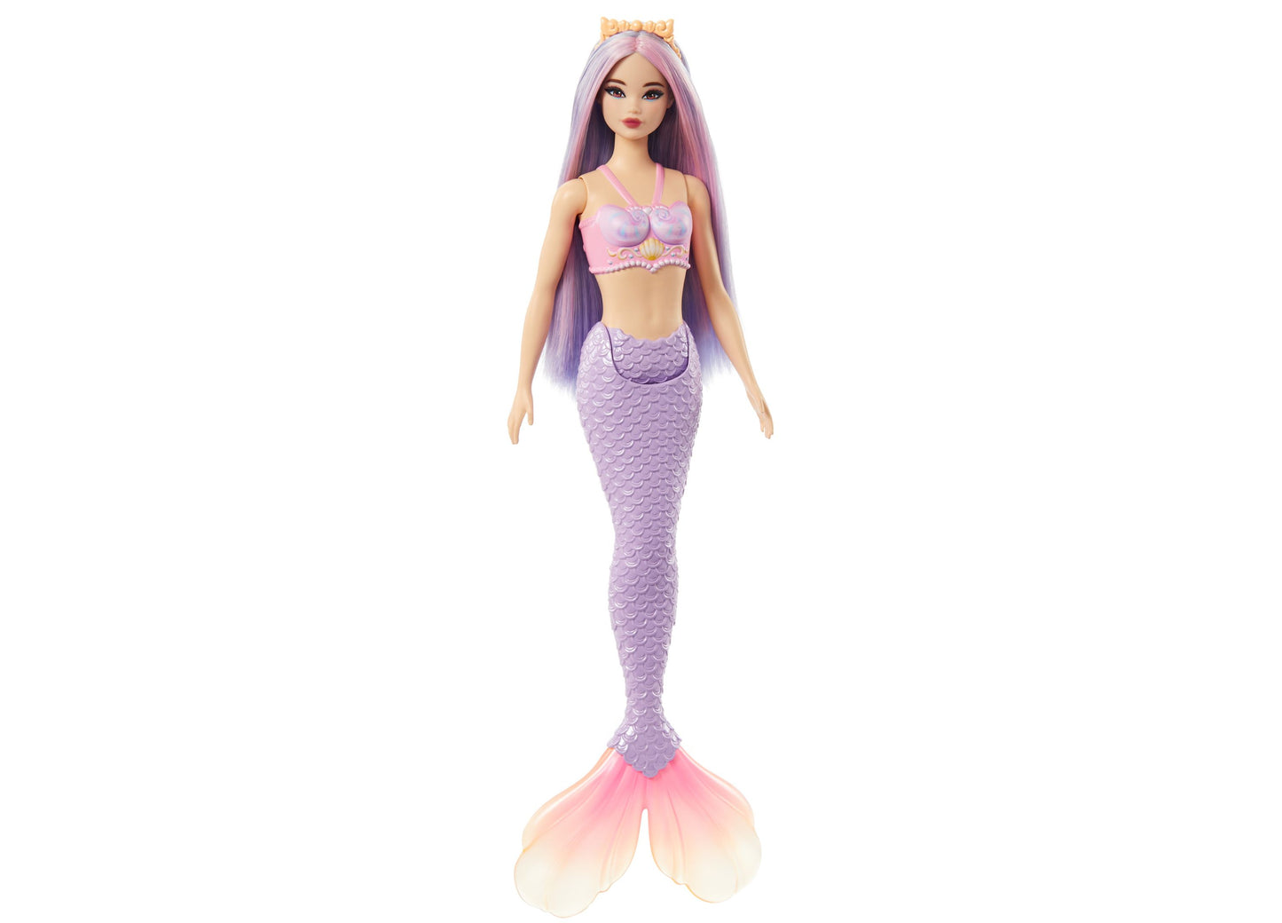 Barbie Mermaid Dolls with Colorful Hair, Tails and Headband Accessories