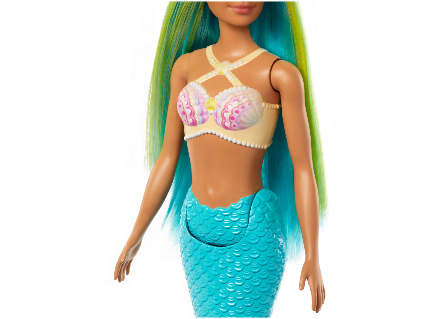 Barbie Mermaid Dolls with Colorful Hair, Tails and Headband Accessories