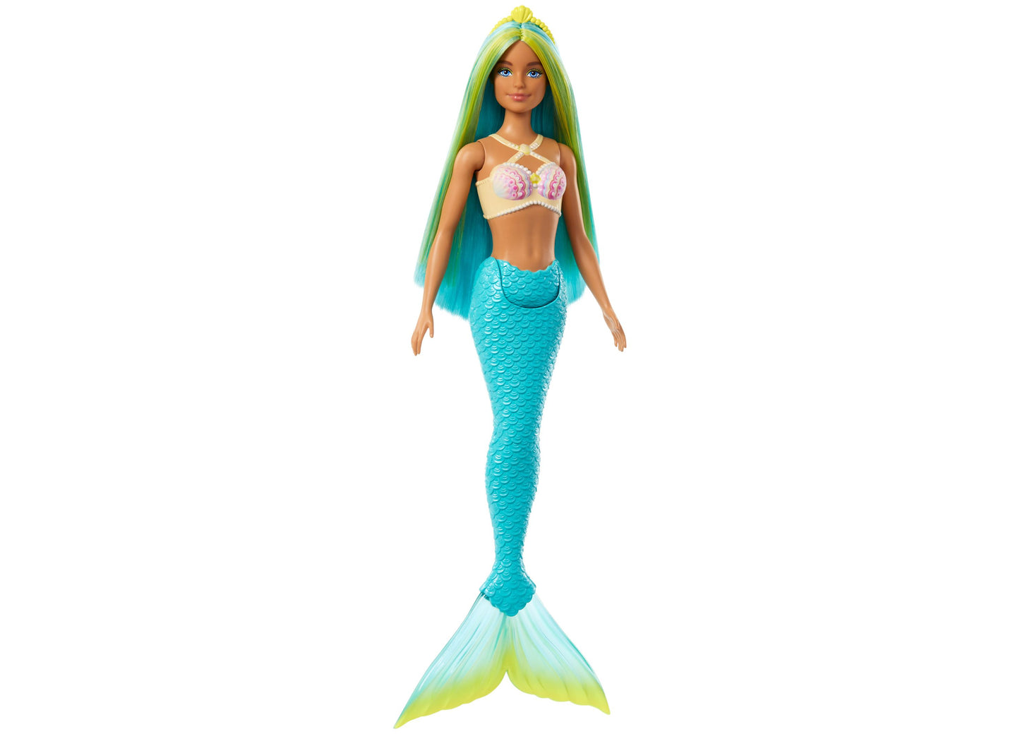 Barbie Mermaid Dolls with Colorful Hair, Tails and Headband Accessories