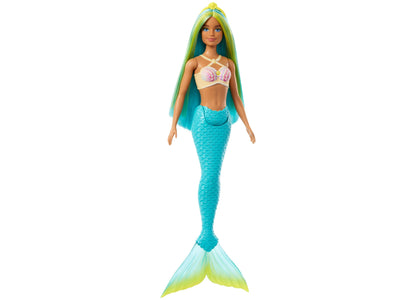 Barbie Mermaid Dolls with Colorful Hair, Tails and Headband Accessories