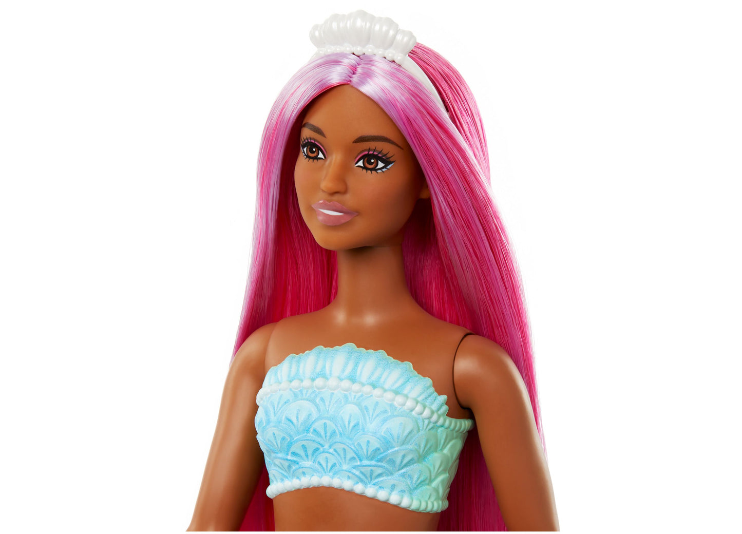 Barbie Mermaid Dolls with Colorful Hair, Tails and Headband Accessories