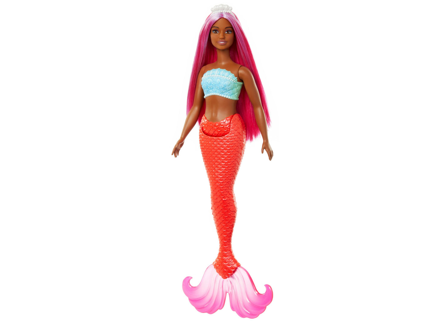 Barbie Mermaid Dolls with Colorful Hair, Tails and Headband Accessories