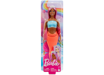 Barbie Mermaid Dolls with Colorful Hair, Tails and Headband Accessories