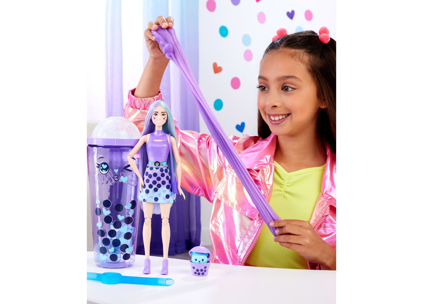 Barbie Pop Reveal Bubble Tea Taro Milk Scented Series Doll & Accessories Set