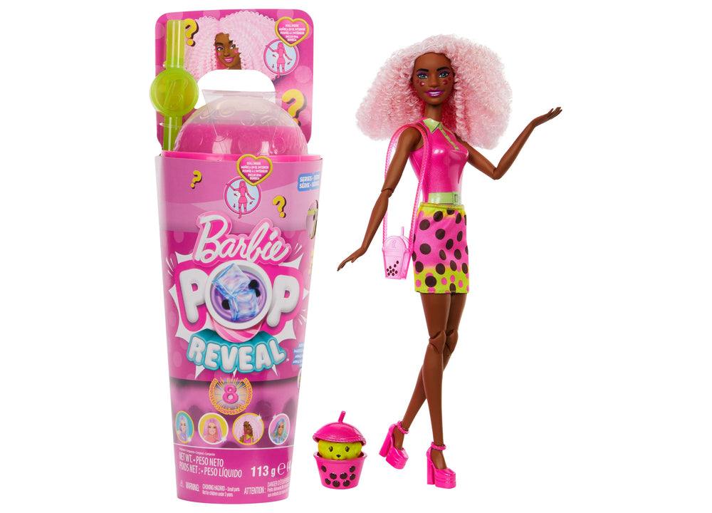 Barbie Pop Reveal Bubble Berry Bliss - Scented Tea Series Fashion Doll with Accessories