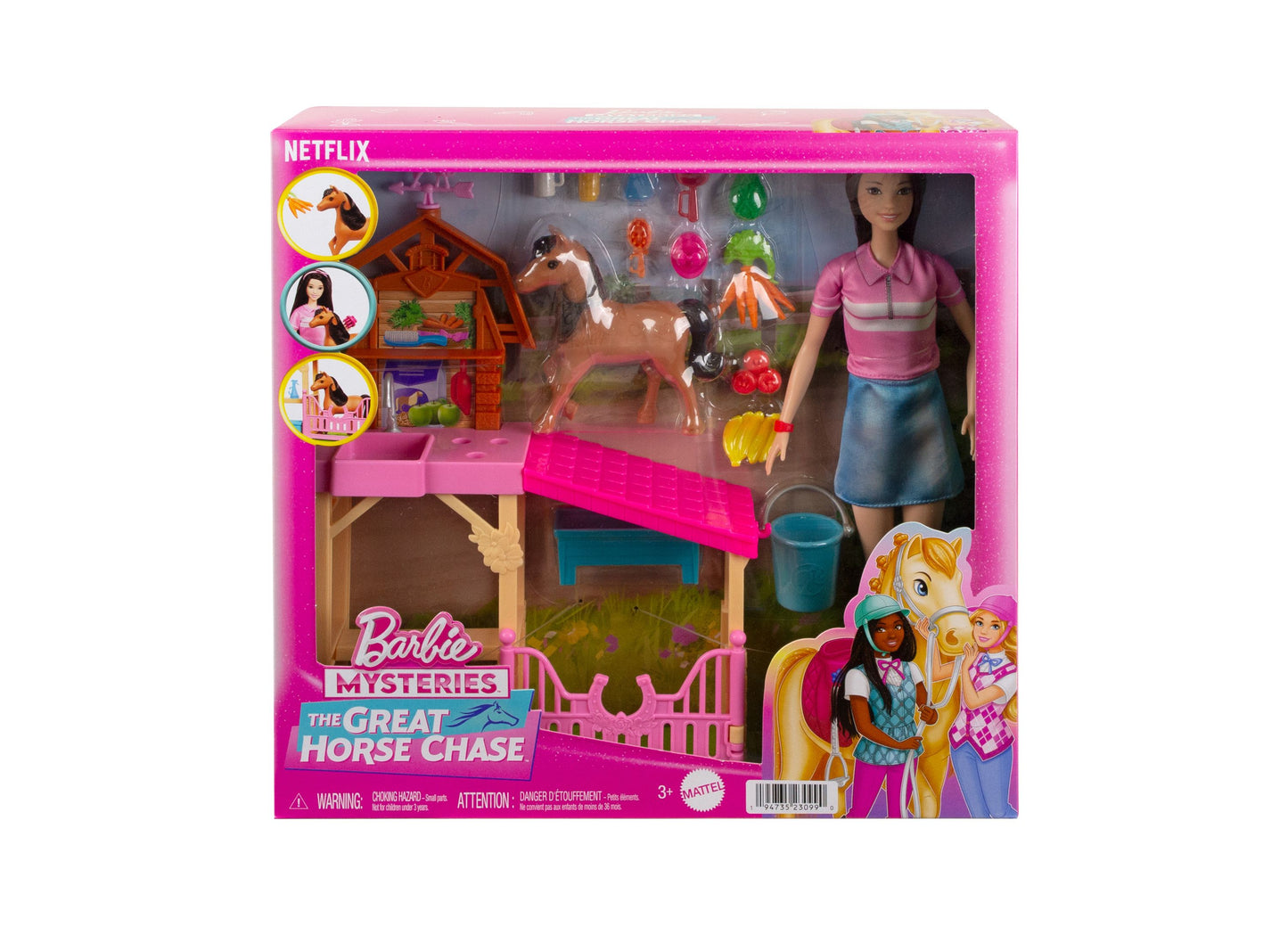 Barbie Mysteries: The Great Horse Chase Stable Playset