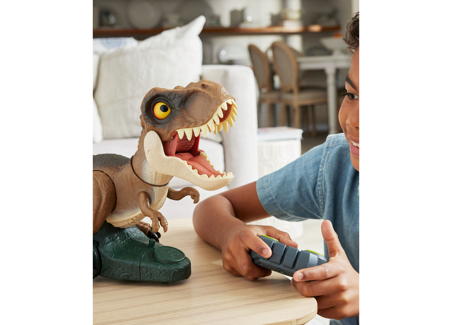 Jurassic World Radio Control Roarin' Frenzy T-Rex - 16 Inches