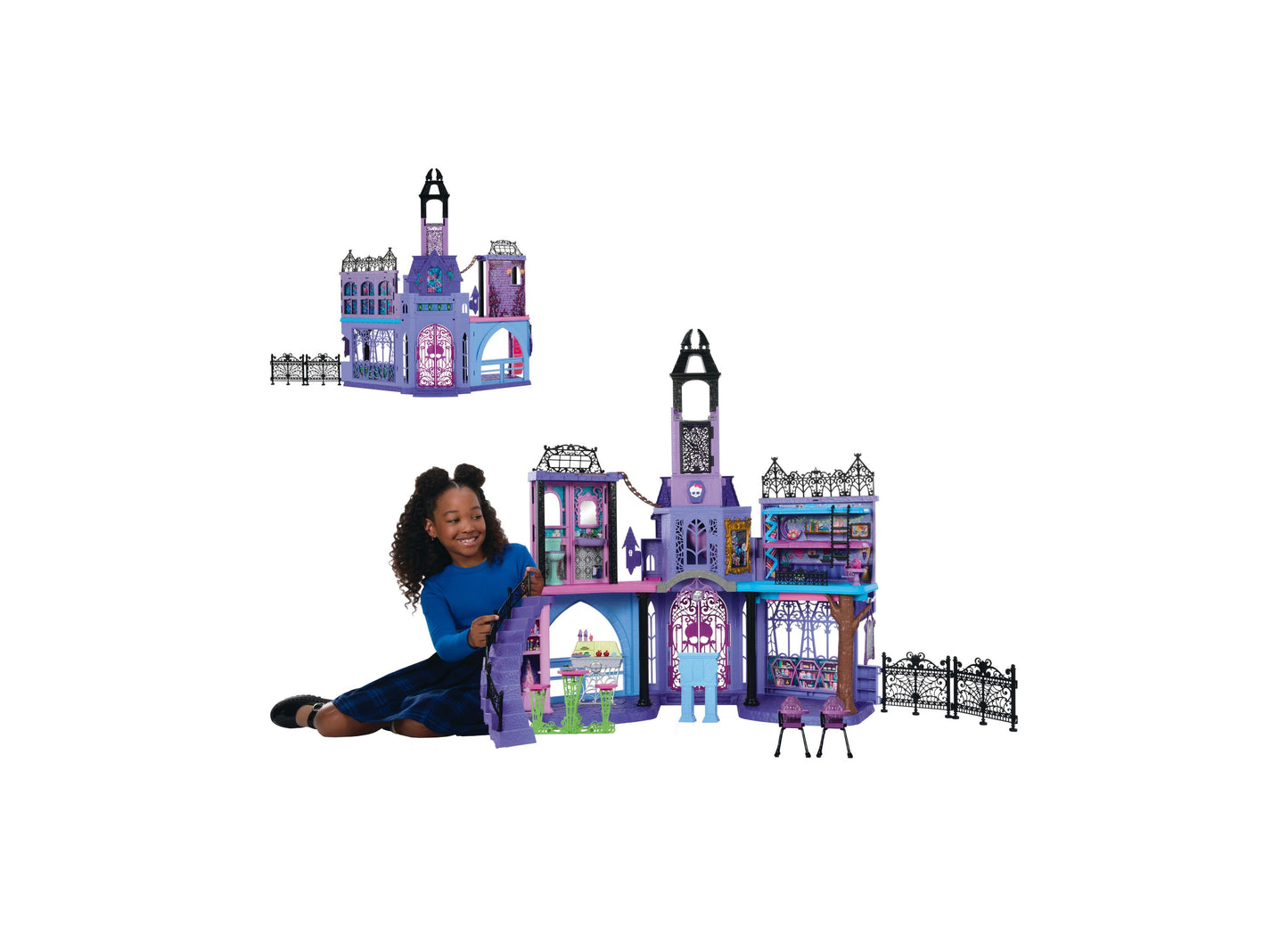 Monster High Haunted High School Spooktastic Dollhouse Playset