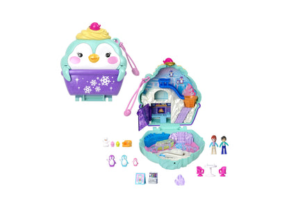 Polly Pocket Snow Sweet Penguin Compact Playset - Winter Wonderland