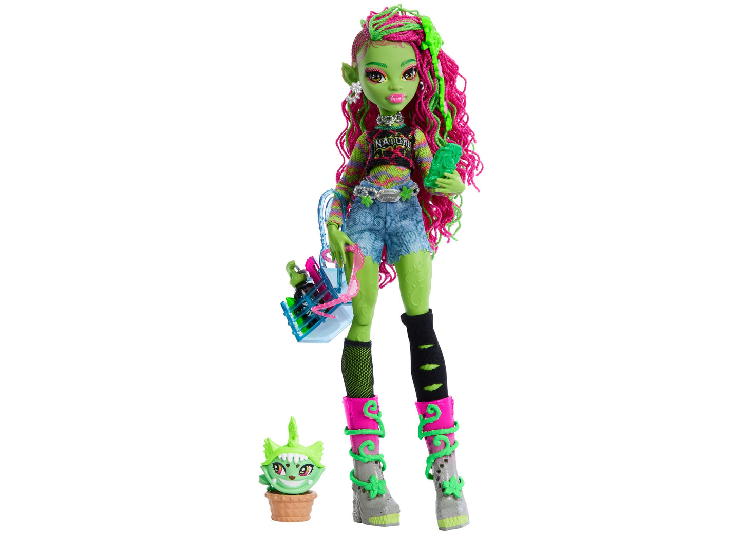 Monster High Fashion Doll - Venus McFlytrap with Stylish Accessories