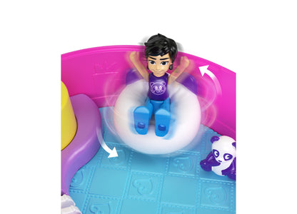 Polly Pocket Bubble Tea Panda Compact Playset with Accessories