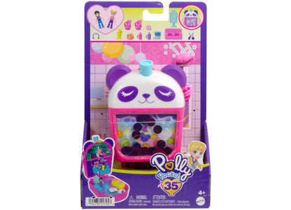 Polly Pocket Bubble Tea Panda Compact Playset with Accessories