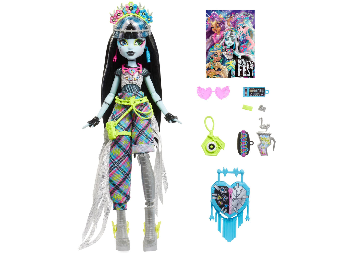 Monster High Monster Fest Fashion Doll - Frankie Stein