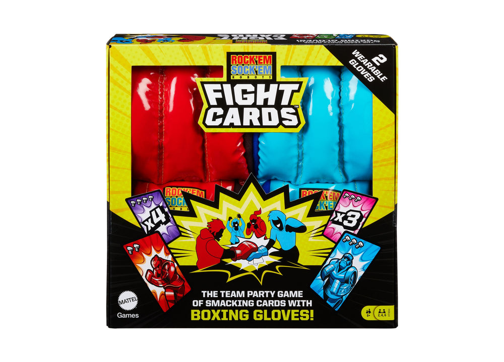 Mattel Rock 'Em Sock 'Em Robots Fight Cards Card Game