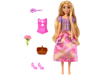 Disney Princess Spin Reveal Rapunzel Fashion Doll with 11 Surprises