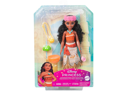 Disney Princess Island Adventure Moana Fashion Doll 6 Accessories