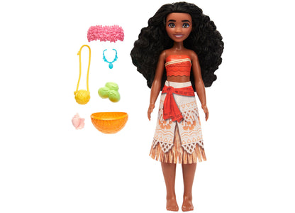 Disney Princess Island Adventure Moana Fashion Doll 6 Accessories