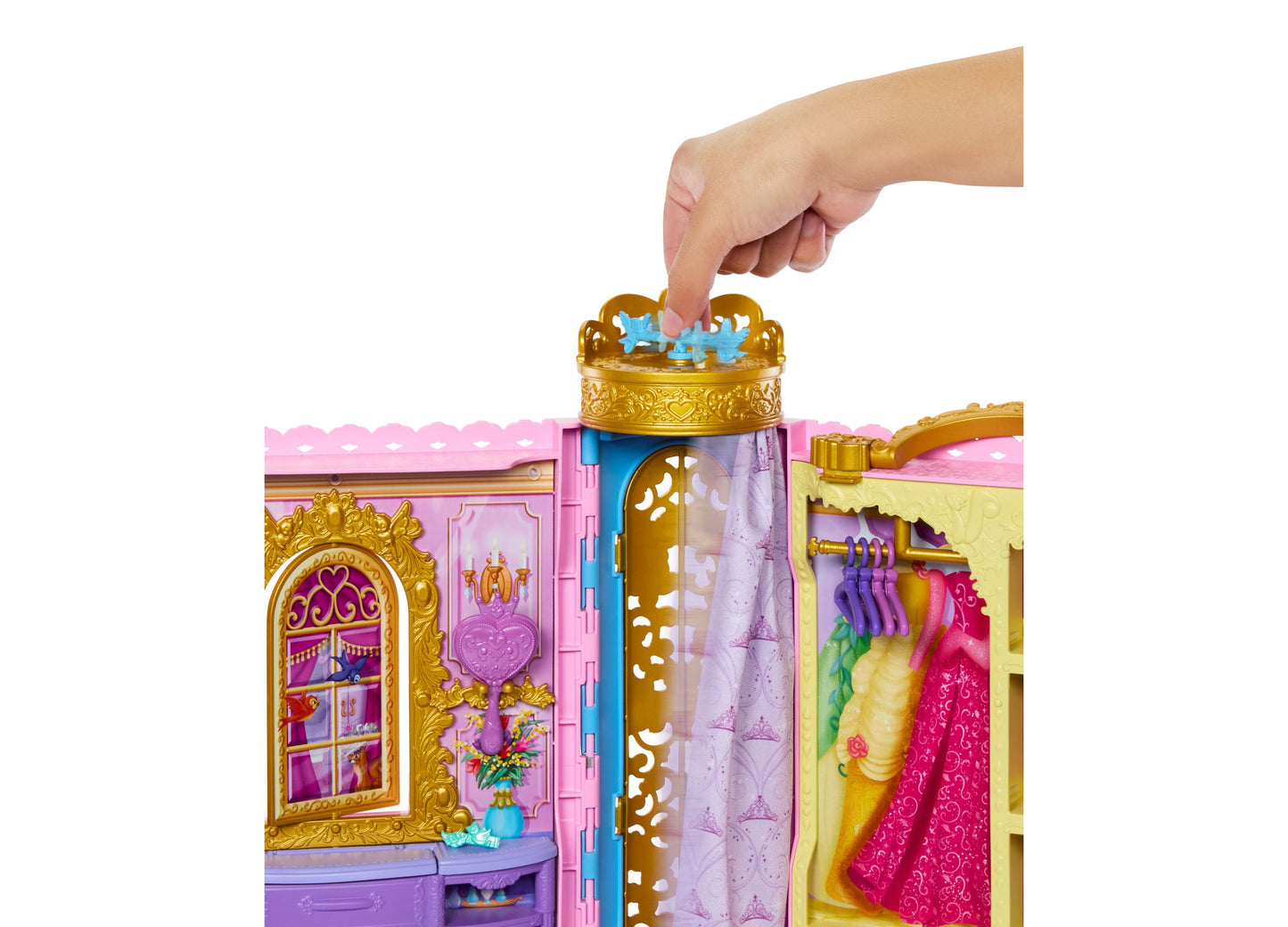 Disney Princess Ready for the Ball Closet with Fashions, Accessories & Storage