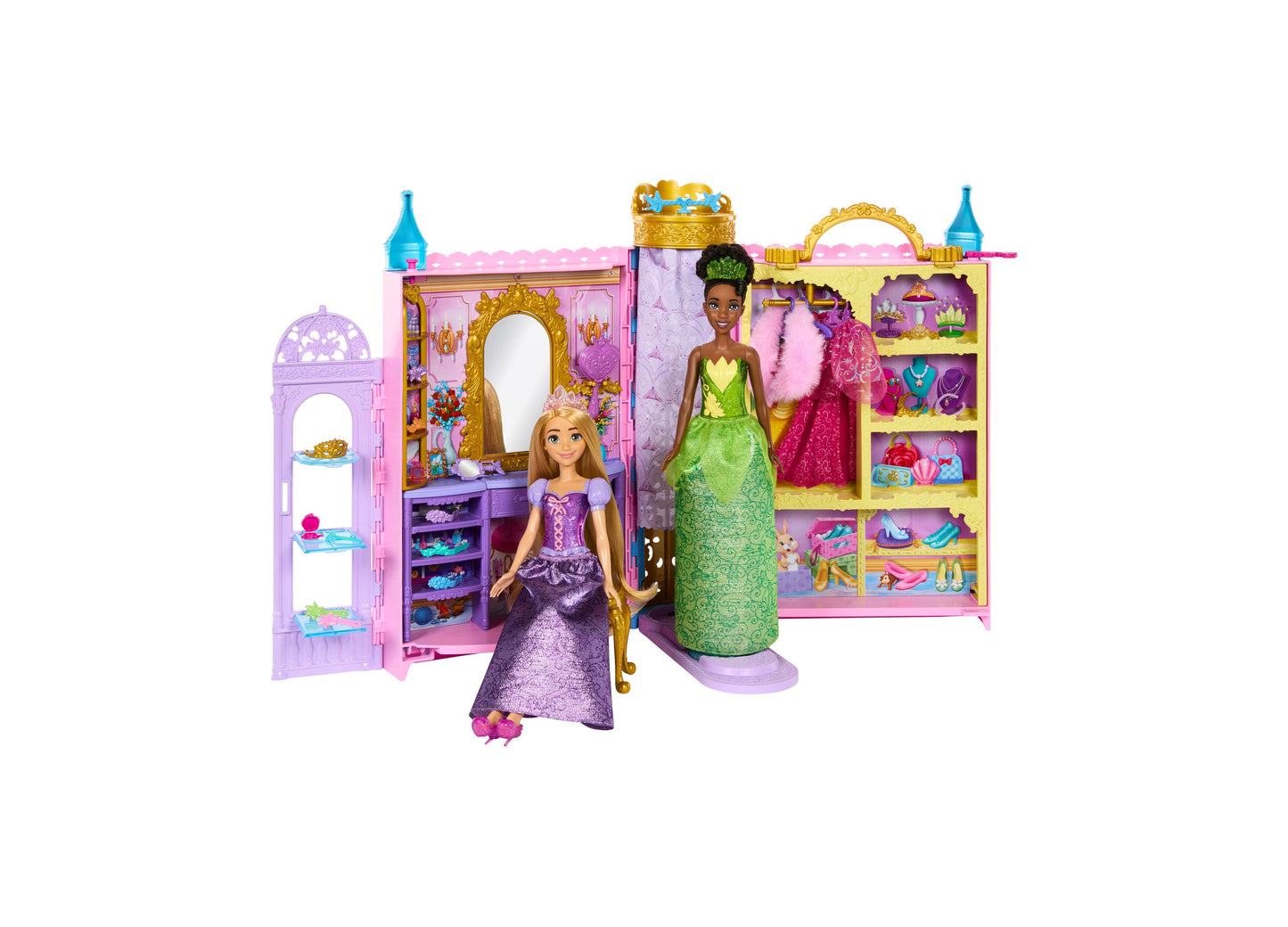 Disney Princess Ready for the Ball Closet with Fashions, Accessories & Storage