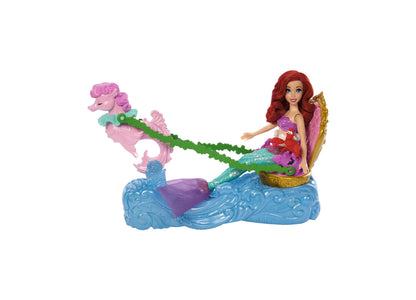 Disney Princess Ariel's Rolling Chariot with Mermaid Fashion Doll