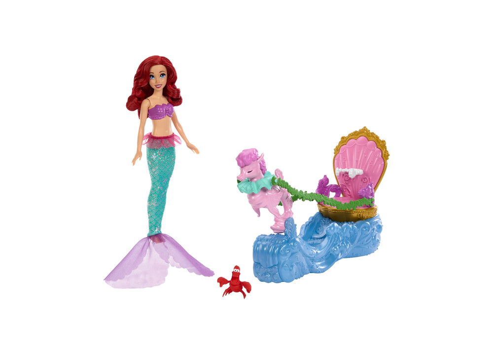 Disney Princess Ariel's Rolling Chariot with Mermaid Fashion Doll