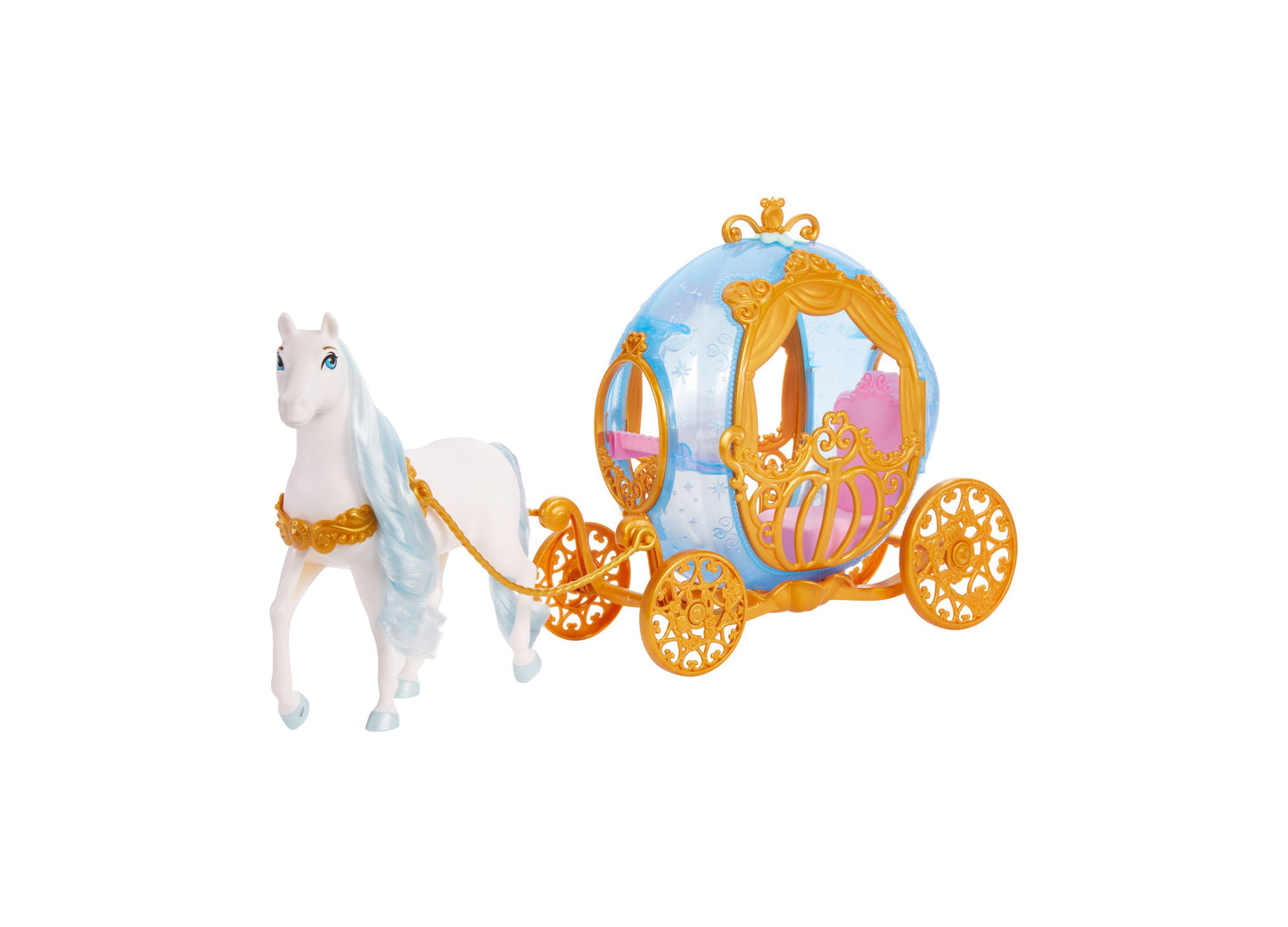 Disney Princess Cinderella’s Enchanted Carriage with Royal Horse