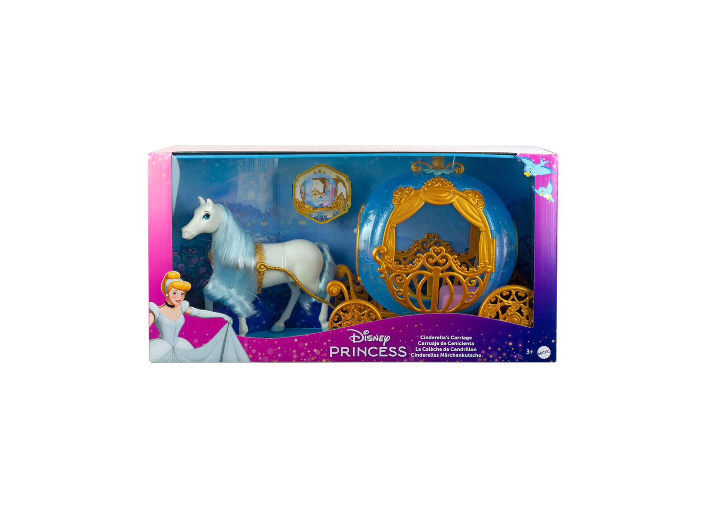 Disney Princess Cinderella’s Enchanted Carriage with Royal Horse