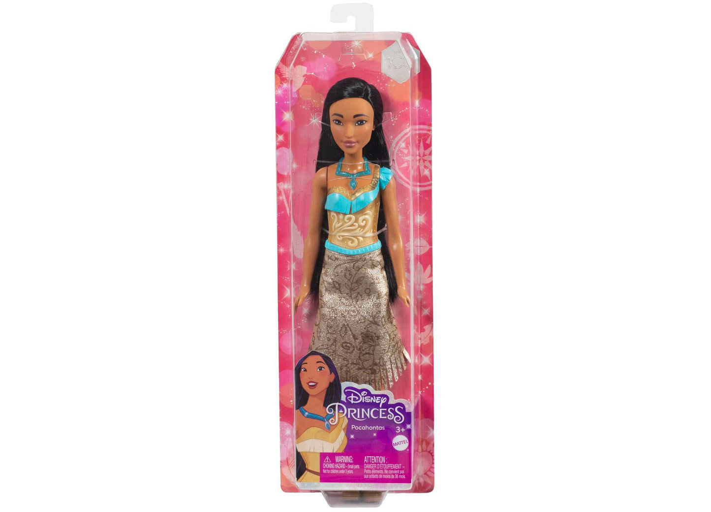 Disney Princess Pocahontas Fashion Doll with Sparkling Outfit and Accessories